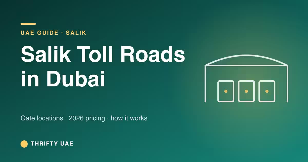 Salik Toll Roads Dubai 2026: How the Electronic Toll System Works
